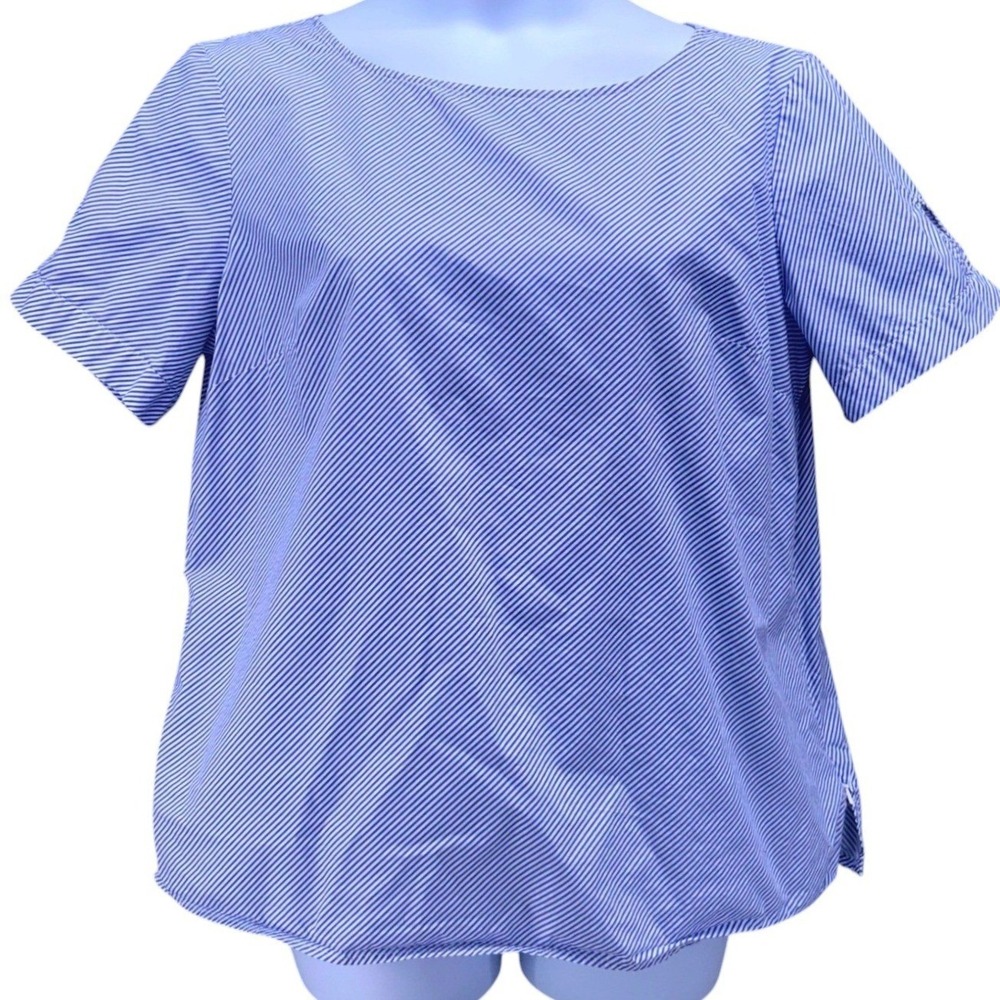 Talbots Blouse Blue XL‎